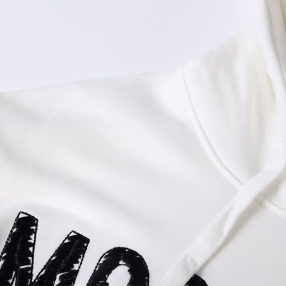 Moschino Teddy Bear Print Hoodies in White - Picture 3 of 6